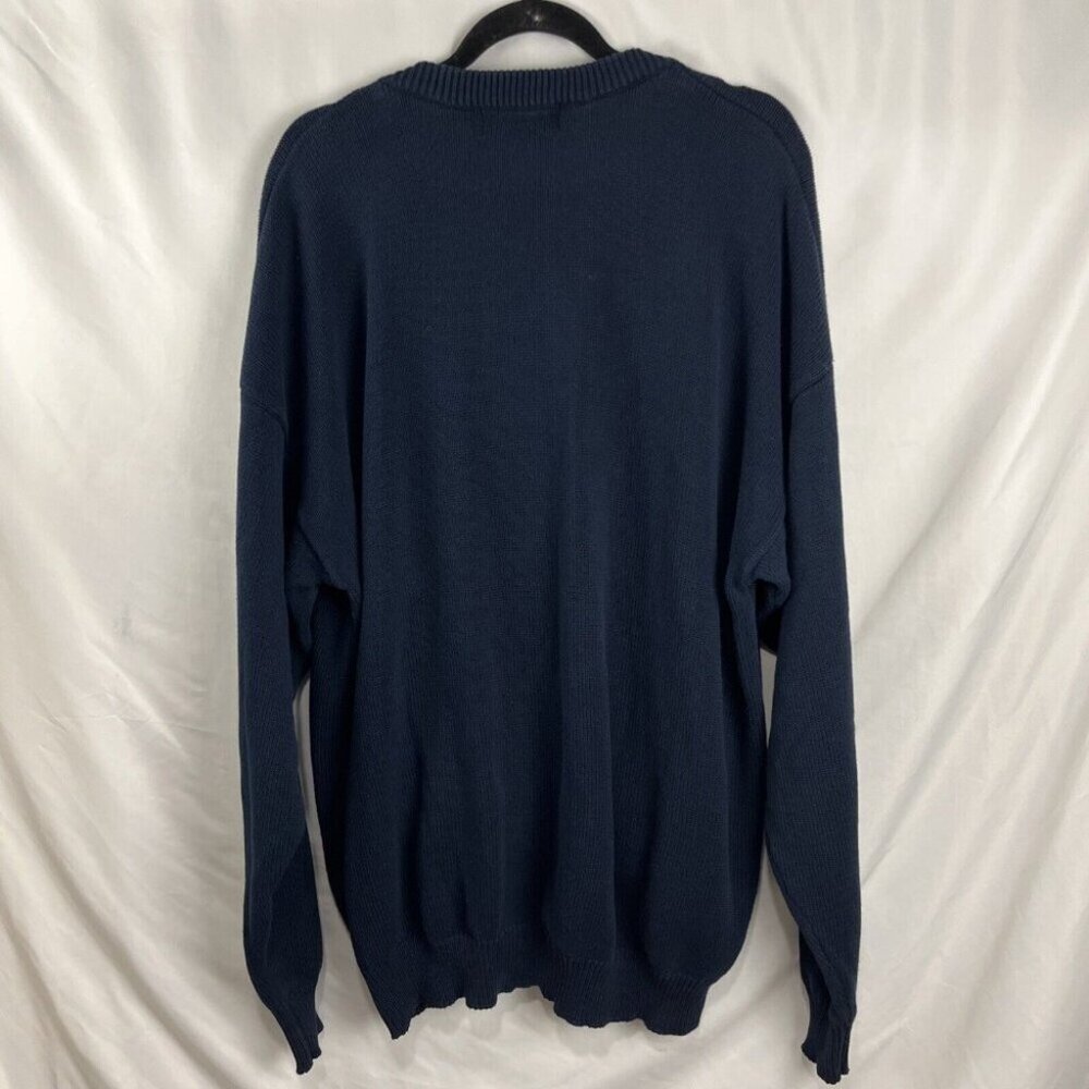 Modango Vintage 90s Cotton Golf Cardigan Sweater Mens Size XL - Picture 5 of 10